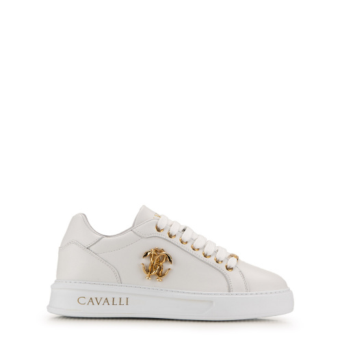 Roberto Cavalli Women's White Sneakers 