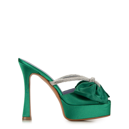 Albano Women's Platformed Sandals Green