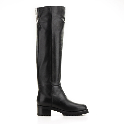 Le Pepe Women's Black Over-the-Knee Boots 