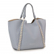 Ermanno Scervino Women's 2 in 1 Blue Shopper Bag - look 2
