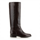 Le Pepe Women's Brown Knee High Boots - look 1