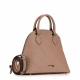 Cromia Women's Beige Bag in Leather - look 2