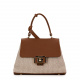 Cromia Women's Brown Cover flap Bag - look 1
