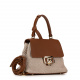 Cromia Women's Brown Cover flap Bag - look 2