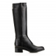 Le Pepe Women's Black Knee High Boots - look 1