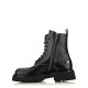 John Galliano Men's Black Ankle Boots in Leather - look 3