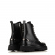John Galliano Men's Black Ankle Boots in Leather - look 4