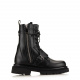Les Hommes Men's Lace up Black Ankle Boots - look 1