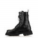 Les Hommes Men's Lace up Black Ankle Boots - look 3