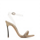 Casadei Women's Golden Heeled Sandals SUE - look 1