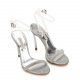 Casadei Women's Silver Heeled Sandals SUE - look 2