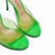 Casadei Women's BLADE Heeled Green Sandals - look 4