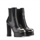 Casadei Ladies elastic boots in leather - look 3