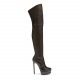 Casadei Women's Leather Knee High Boots FLORA - look 1