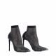 Le Silla Pointed toe ankle boots in crystals Gilda - look 2