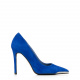 Albano Women's blue pumps in suede - look 1