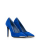 Albano Women's blue pumps in suede - look 4
