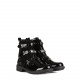 MOSCHINO Junior patent leather boots - look 2