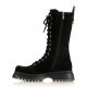 LAB Women's Army Ankle Boots in Suede - look 5