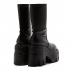 Casadei Ladies platformed ankle boots in leather - look 4