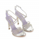 Albano Women's Heeled Sandals in Crystals - look 2