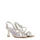 Albano Women's Heeled Sandals in Silver - look 4