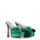 Albano Women's Platformed Sandals Green - look 4