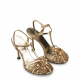 Loriblu Women's Golden Sandals with Brooch - look 2