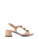 Loriblu Women's Glossy Beige Sandals - look 1