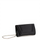 Albano Women's Black Clutch Bag - look 2