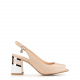 Marino Fabiani Women's Beige Leather Sandals - look 1