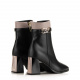 Marino Fabiani Women's Black Ankle Boots in Leather - look 4