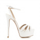 Le Silla Women's Platformed White Sandals - look 1