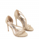 Le Silla Women's gold sandals Scarlet - look 2