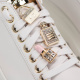 STOKTON Women's White Sneakers with Brooch - look 4