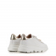 STOKTON Women's White Sneakers with Brooch - look 3