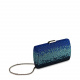 Anna Cecere Women's Blue Handbag - Clutch in Rhinestones - look 2