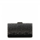 Anna Cecere Women's Black Handbag - Clutch in Rhinestones - look 1