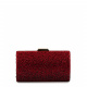 Anna Cecere Women's Red Handbag - Clutch in Rhinestones - look 1