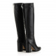 Le Pepe Women's Knee High Boots in Leather - look 4
