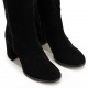 Le Pepe Women's Knee High Boots in Suede - look 5