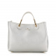 Braccialini Women's Silver Shopper Bag - look 1