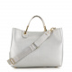 Braccialini Women's Silver Shopper Bag - look 4