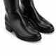 Le Pepe Women's Black Knee High Boots in Leather - look 5