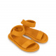 Barracuda Women's Yellow Flat Sandals - look 2