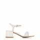 Baldinini Women's White Sandals - look 1