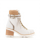 New Italia Shoes Snake embossed ankle boots - look 1