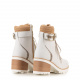 New Italia Shoes Snake embossed ankle boots - look 4