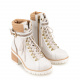 New Italia Shoes Snake embossed ankle boots - look 2
