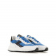 Baldinini Men's Sneakers White and Blue - look 4